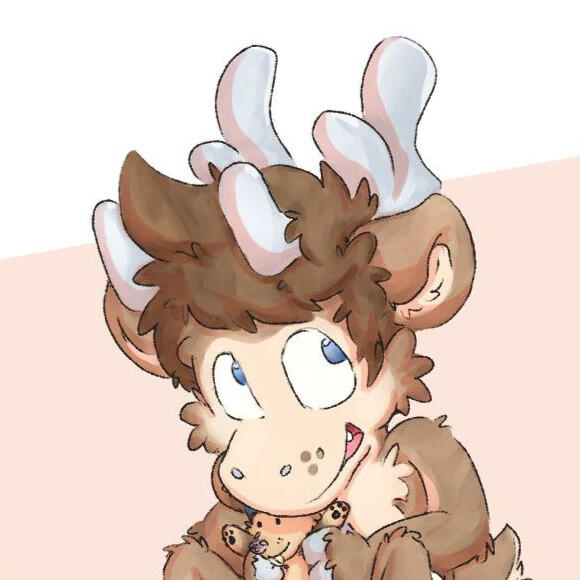 Vidi Headshot (2024) - Note the rounded antlers.